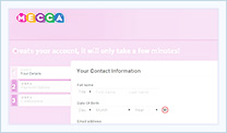 Mecca's Registration Form Is Quick to Fill in